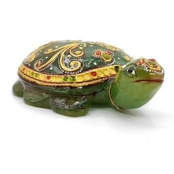 Beautiful Green Aventurine Tortoise 2″ for business & money luck