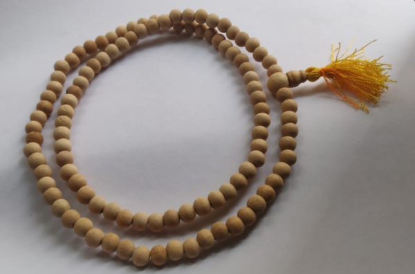 White Chandan mala