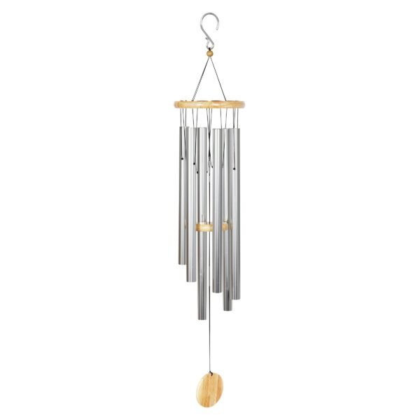 Wind chime (5 rod  , silver color)
